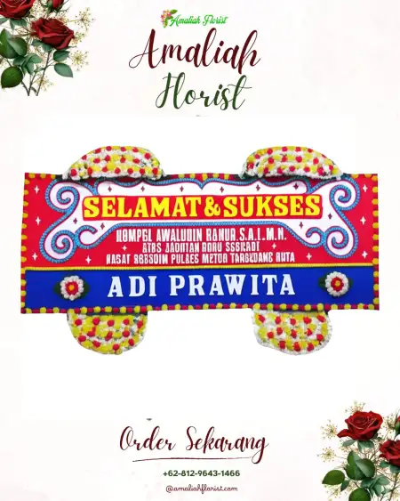Papan Bunga Ucapan Selamat Rurukan
